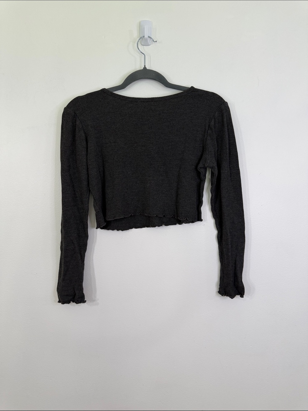 Bozzolo Cropped Long Sleeve Top - Picture 3 of 4